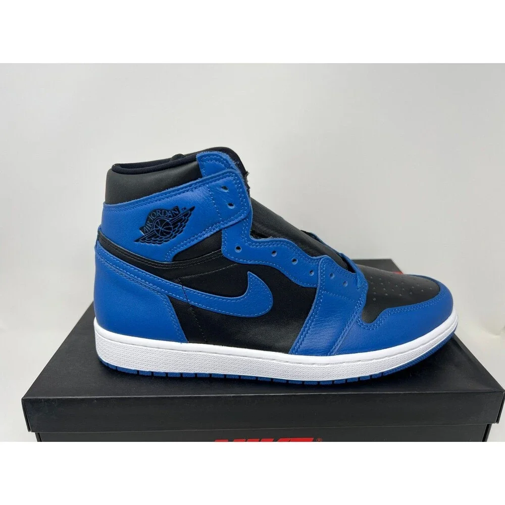 Jordan 1 Retro High OG Dark Marina Blue Black White Size 12 555088-404